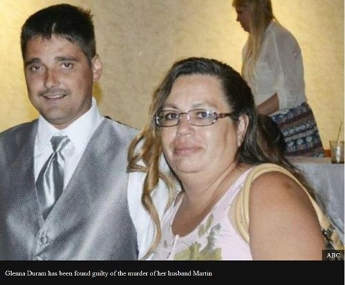 앵무새의 증언으로 유죄 평결 받은 여성과 살해된 남편. 홈페이지 캡처