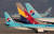인천공항 계류장에 대한항공과 아시아나 항공기가 이륙 준비를 하고 있다. 사진 중앙포토