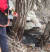 불이 난 마니산 바위틈. 사진 강화군 제공
