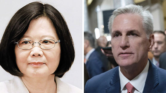 대만 총통-美권력 3위 하원의장 LA 회동 확인…中 "결연히 반대" 
