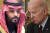 조 바이든(오른쪽) 미국 대통령과 빈 살만 사우디아라비아 왕세자.AFP=연합뉴스
