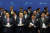 윤석열 대통령이 6일 부산 벡스코에서 열린 제4회 중앙지방협력회의에서 2030 부산세계박람회 마스코트인 '부기' 인형을 들고 환하게 웃고 있다. 사진 대통령실