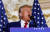 도널드 트럼프 전 미국 대통령이 지난 4일(현지시간) 미국 플로리다주 팜비치 마러라고 자택에서 기자회견을 열어 연설을 하고 있다. 로이터=연합뉴스