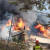 11일 오전 강원 강릉 산불 화재에 건물이 휩싸였다. 사진 소방청