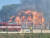 강원 강릉의 한 건물이 불에 타면서 뼈대만 남긴 모습이다. 사진 소방청