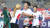 여자축구대표팀 공격수 박은선(오른쪽 두 번째)이 잠비아와의 A매치 평가전에서 득점포를 터뜨린 뒤 동료 선수와 환호하고 있다. 연합뉴스