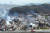11일 강원도 강릉시 난곡동 야산에서 발생한 산불이 경포호 인근 펜션 밀집 지역을 덮쳐 큰 피해가 났다. [뉴시스]