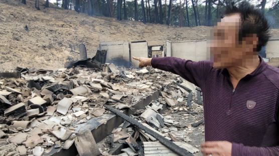 50년 아들·딸 키운 집 산불에 빼앗겼다…최초목격자 "하도 기가 차서 덤덤"