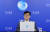 이창용 한국은행 총재가 11일 서울 중구 한국은행에서 통화정책방향 기자간담회를 하고 있다. 뉴스1