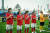 헝가리에서 촬영한 홈리스 월드컵 장면. 다섯명이 출전하는 풋살 경기 방식으로, 실제 헝가리 촬영 당시 "대~한민국!" 한국말 응원이 울려 퍼졌단다. 사진 플러스엠 엔터테인먼트