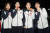 지난 2월 여자 사브르 월드컵에서 단체전 동메달을 딴 윤지수, 전하영, 전은혜, 최세빈(이상 왼쪽부터). 사진 대한펜싱협회 