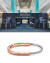 티파니가 최근 새로 출시한 '티파니 락 컬렉션'의 팝업 스토어(위)와 다이아몬드 뱅글. 사진 티파니