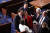 윤석열 대통령이 27일 오후(현지시간) 워싱턴D.C. 의사당에서 미 상하원 합동연설을 한 뒤 퇴장하고 있다. 대통령실사진기자단