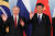 블라디미르 푸틴 대통령(왼쪽)과 시진핑 중국 국가주석. 셔터스톡 