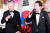 윤석열 대통령이 26일(현지시간) 미국 워싱턴DC 백악관에서 열린 국빈만찬에서 돈 맥클린의 '아메리칸 파이'를 부르고 있다. AP=연합뉴스