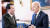 윤석열 대툥령이 25일(현지시간) 워싱턴D.C. 백악관에서 바이든 대통령과 대화를 나누는 모습. 대통령실.