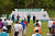북한이 지난 4일 평양골프장에서 봄철 골프 애호가 경기대회를 개최했다고 조선중앙통신이 5일 전했다. [사진 조선중앙통신]