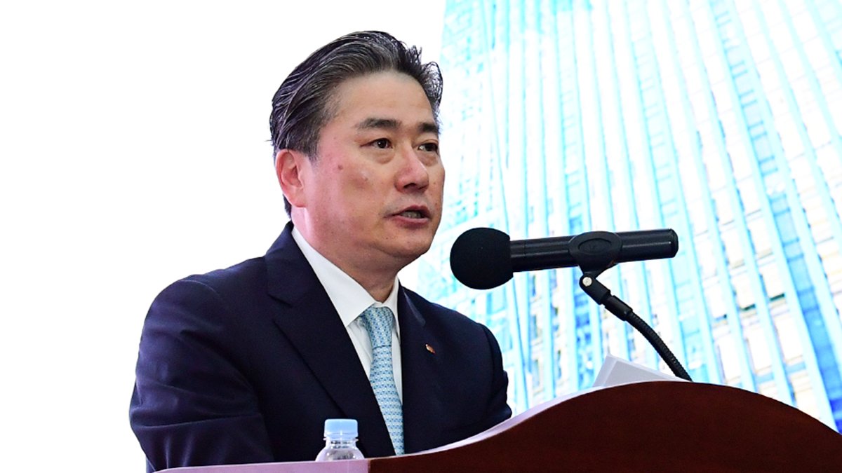 정승일 한국전력 사장이 12일 전남 나주 본사에서 열린 '비상경영 및 경영혁신 실천 다짐대회'에서 인사말을 하고 있다. 사진 한국전력 