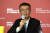 허문영 부산국제영화제 집행위원장이 지난해 10월 5일 부산 해운대구 영화의전당 중극장에서 열린 개막작 '바람의 향기' 기자회견에 참석한 모습. 뉴시스