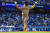 김하성이 14일(한국시간) LA 다저스와의 원정 경기에서 2회 시즌 4호 홈런을 터트린 뒤 홈을 밟으며 세리머니를 하고 있다. USA 투데이=연합뉴스 