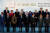 12일 일본 니가타 컨벤션센터에서 열린 G7 재무장관·중앙은행장 회의 참석자들이 기념 촬영을 하고 있다. 로이터=연합뉴스