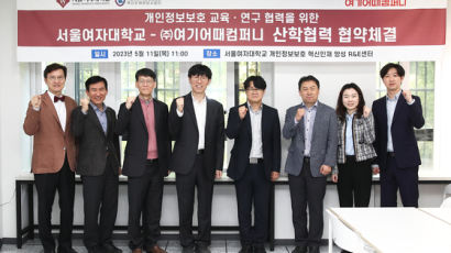 서울여자대학교-㈜여기어때컴퍼니, 개인정보보호 분야 산학협력 협약체결 진행