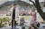 여신도를 성폭행한 혐의로 기소돼 재판을 받고 있는 JMS 총재 정명석씨가 2019년 2월 충남 금산군 월명동 성전에서 열린 행사에 참석한 모습. [사진 대전지검]