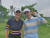 최나연(왼쪽)과 김하늘이 17일 제주도 핀크스 골프장에서 열린 SK텔레콤 채리티 오픈을 앞두고 포즈를 취하고 있다. 제주=고봉준 기자