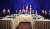 지난해 11월 캄보디아 프놈펜에서 열린 한미일 정상회의에 참석한 윤석열 대통령과 조 바이든 미국 대통령, 기시다 후미오 일본 총리. 연합뉴스