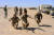 지난해 9월 아프가니스탄 육군 병사가 훈련을 받고 있다. AFP=연합뉴스