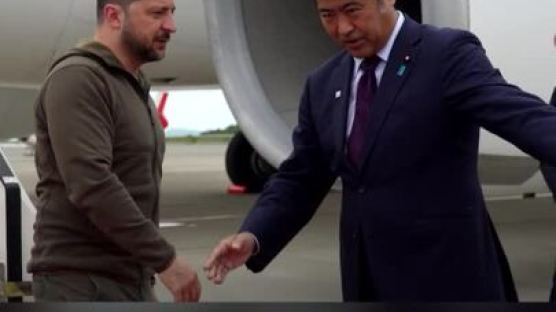 젤렌스키, 日히로시마 도착…G7 정상에 직접 지원 요청한다
