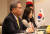 박진 외교부 장관이 주요 7개국(G7) 정상회의가 열리고 있는 일본 히로시마에서 지난 20일 열린 한일 외교장관 회담에서 발언하고 있다. 연합뉴스