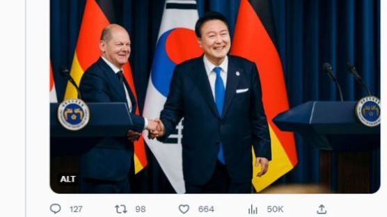 방한 마친 숄츠 독일 총리, 한국어로 “尹 환대 감사드린다” 