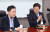 더불어민주당 김종민 의원이 지난 1월 31일 국회 의원회관에서 열린 민주당의 길 1차 토론회에서 인사말을 하고 있다. 연합뉴스