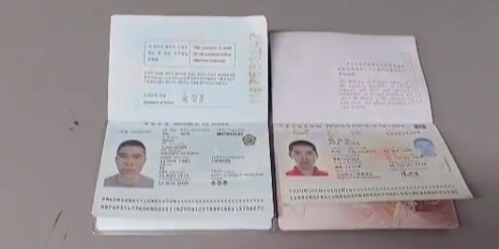 파나마 이민청이 공개한 가짜 여권 사진. 사진 SNS 캡처