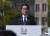 기시다 후미오 일본 총리가 지난 21일 히로시마에서 열린 G7 정상회의 관련 기자회견에서 연설하고 있다. AP=연합뉴스