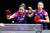 여자탁구 신유빈(왼쪽)-전지희 조가 세계탁구선수권대회 여자복식에서 값진 은메달을 목에 걸었다. 사진 대한탁구협회