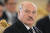 알렉산드르 루카셴코 벨라루스 대통령이 지난 25일 모스크바에서 열린 유라시아 경제 위원회 회의에 참석한 모습. AP=연합뉴스