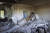 러시아의 드론 공격으로 손상된 키이우의 한 건물. AP=연합뉴스
