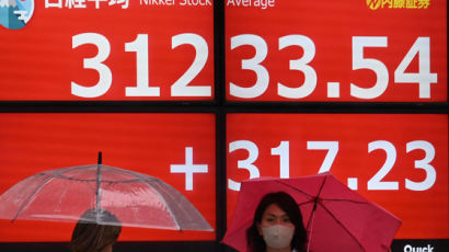 [사진] 일본 증시 33년 만에 최고치