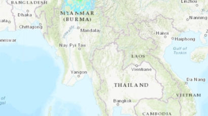 미얀마 북부 카친 주에서 규모 5.8 지진