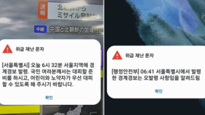 "실제상황입니다" 화들짝 놀라 뛰쳐나온 시민…경계경보에 '황당'