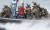 확산방지구상(PSI) 해양차단훈련이 31일 오전 제주민군복합항에서 해군과 해경, 국방부 직할 국군화생방방호사령부 특수임무대대가 참여해 실시됐다. 연합뉴스.
