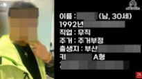 '부산 돌려차기男' 신상공개한 유튜버…"피해자가 원하고 있다"