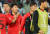 오현규(오른쪽 둘째)는 카타르월드컵 당시 등번호가 없는 예비선수였다. 연합뉴스
