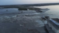 우크라 “댐 파괴는 생태 학살” 러시아 “사보타주로 파괴”