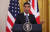 리시 수낵 영국 총리가 8일(현지시간) 워싱턴DC의 백악관 이스트룸에서 조 바이든 미국 대통령과 합동 기자회견을 열고 있다. UPI=연합뉴스