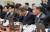 이종섭 국방부 장관이 13일 서울 용산 대통령실에서 열린 국무회의에 참석하고 있다. 연합뉴스