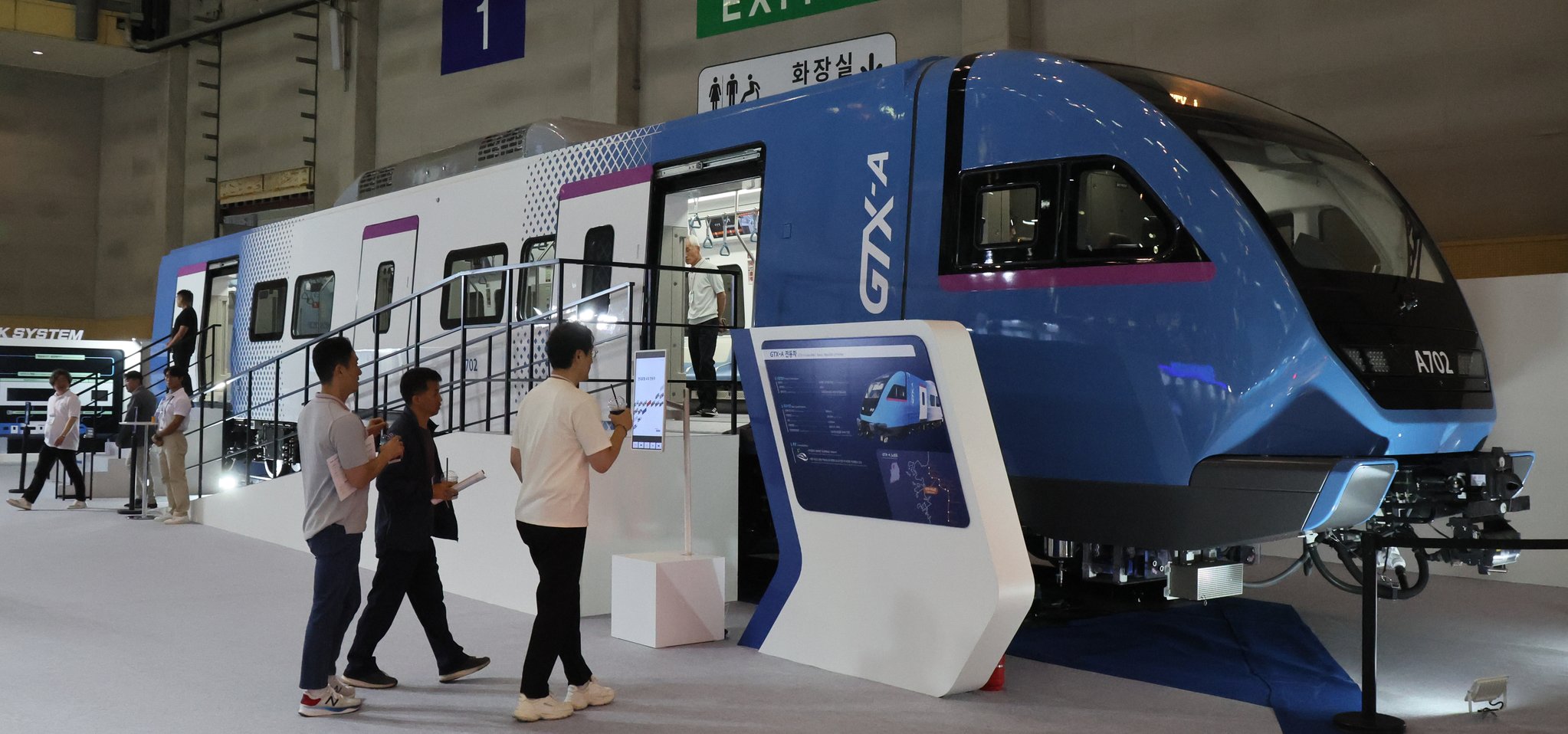 현대 트램의 수도권 광역급행철도 GTX-A 차량. 송봉근 기자