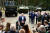 알렉산더 루카셴코 벨라루스 대통령이13일 벨라루스 민스크 지역의 군사-산업 복합 시설을 방문해 기자회견을 하고 있다. 로이터=연합뉴스
